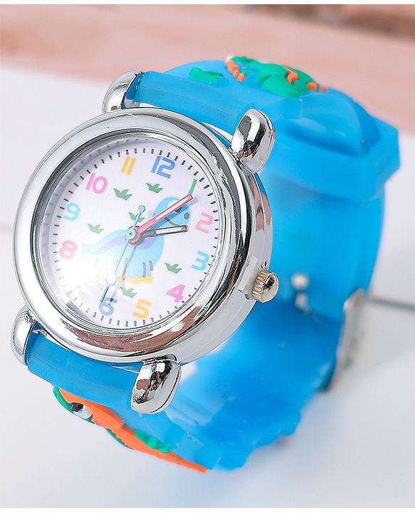 Babyhug Analog Watch with Dino Design - Red