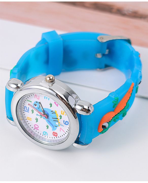 Babyhug Analog Watch with Dino Design - Red