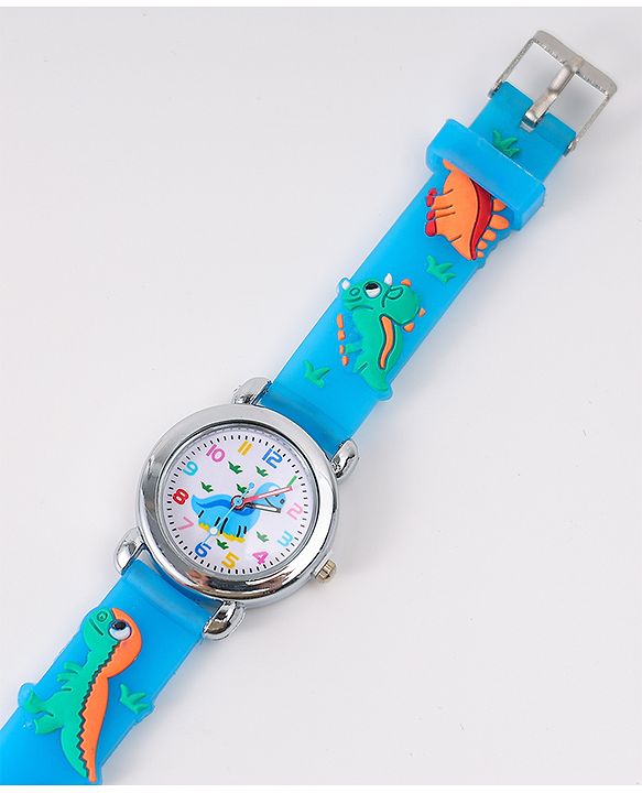 Babyhug Analog Watch with Dino Design - Red