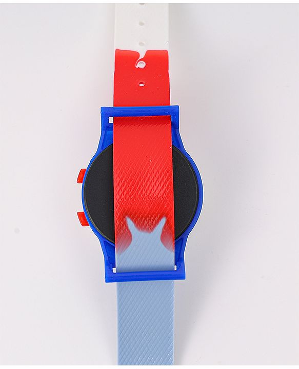 Babyhug Free Size Digital Watch With Astronaut Applique - Blue