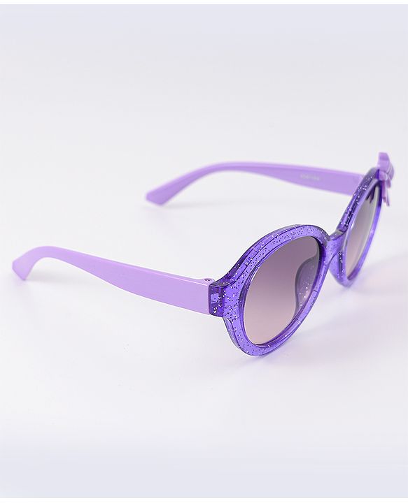 Babyhug Sunglasses With Bow Applique - Purple
