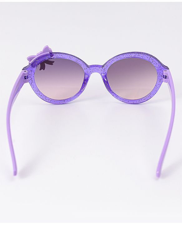 Babyhug Sunglasses With Bow Applique - Purple