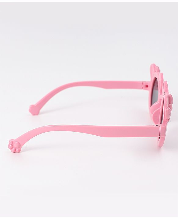 Babyhug Solid Coloured Sunglasses With Bow Design - White