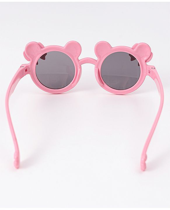 Babyhug Solid Coloured Sunglasses With Bow Design - White