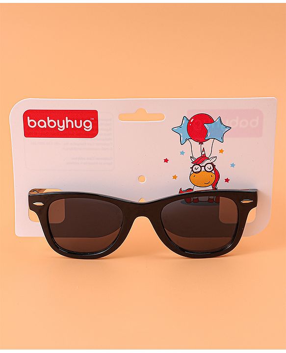Babyhug Solid Sunglasses Free Size - Black