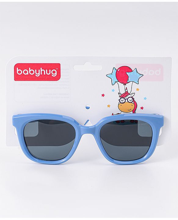 Babyhug Solid Coloured Sunglasses - Blue