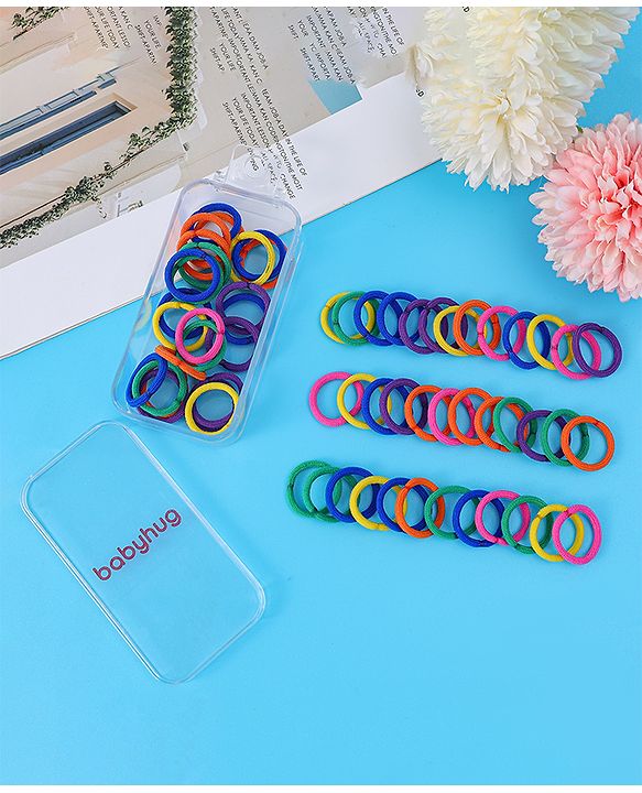 Babyhug Rubber Bands & Scrunchies Sets - Multicolor