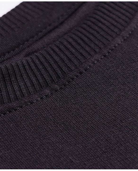Pine Kids Knit Full Sleeves Sweatshirt With Gamer Print - Black