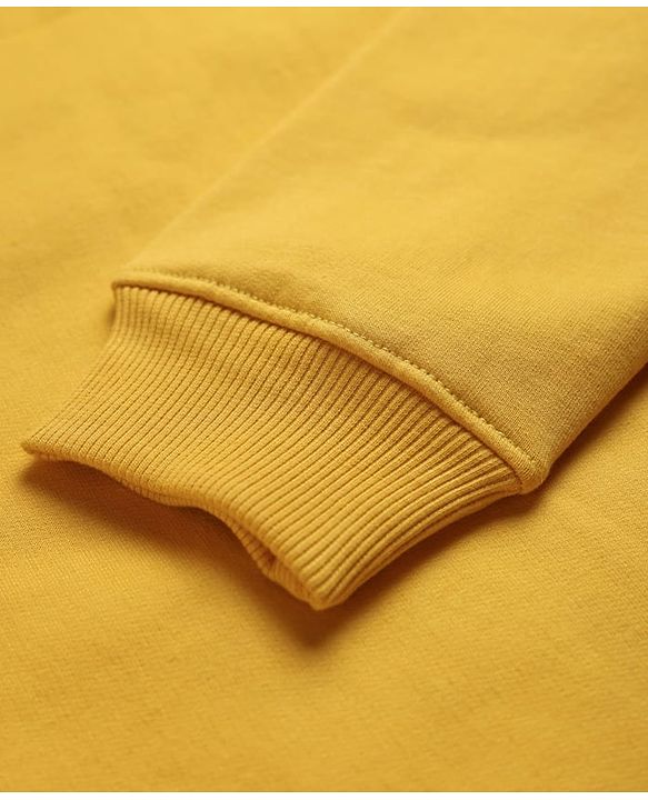 Pine Kids Cotton Knit Full Sleeves Sweatshirt With Text Print - Yellow