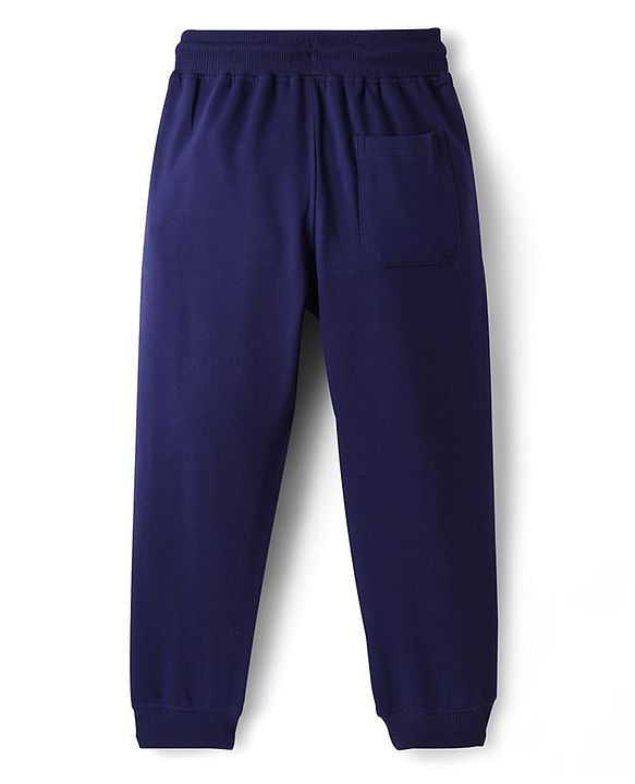 Pine Kids Knit Full Length Lounge Pant With Game Changer Print - Navy Blue