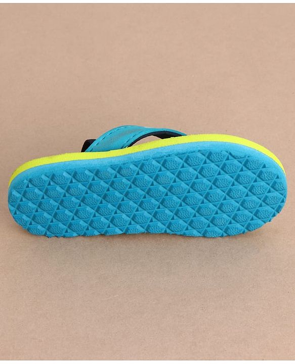 Cute Walk by Babyhug Casual Back Strap Slip On Flip Flops with Vehicle Print - Green