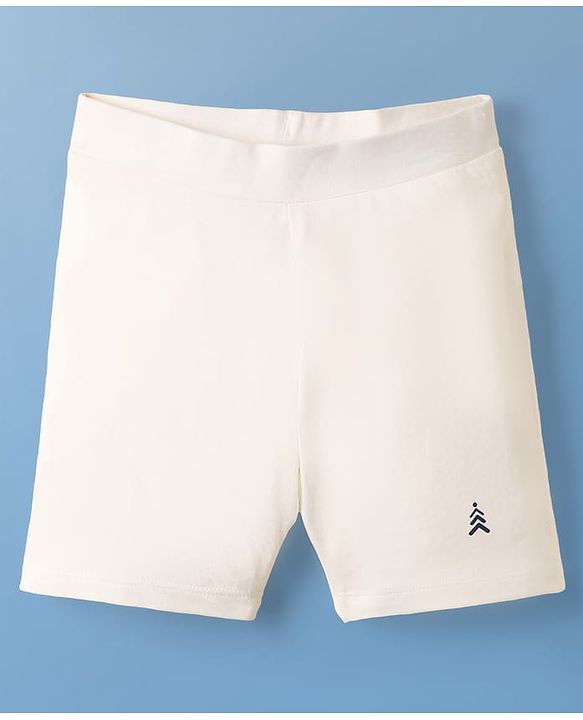 Pine Kids Cotton Knit Solid Colour Cycling Shorts - (Colour May Vary)