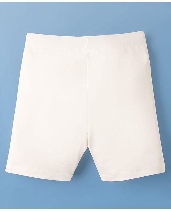 Pine Kids Cotton Knit Solid Colour Cycling Shorts - (Colour May Vary)