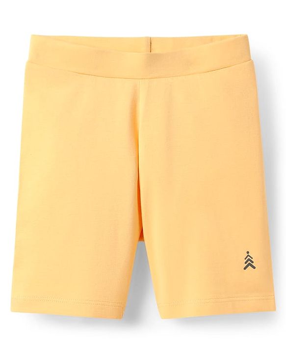 Pine Kids Cotton Lycra Knit Above Knee Length Solid Coloured Cycling Shorts Pack Of 3 ( Colour May Vary )