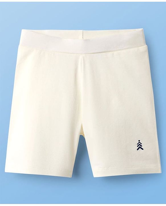 Pine Kids Cotton Lycra Knit Above Knee Length Solid Coloured Cycling Shorts Pack Of 3 ( Colour May Vary )