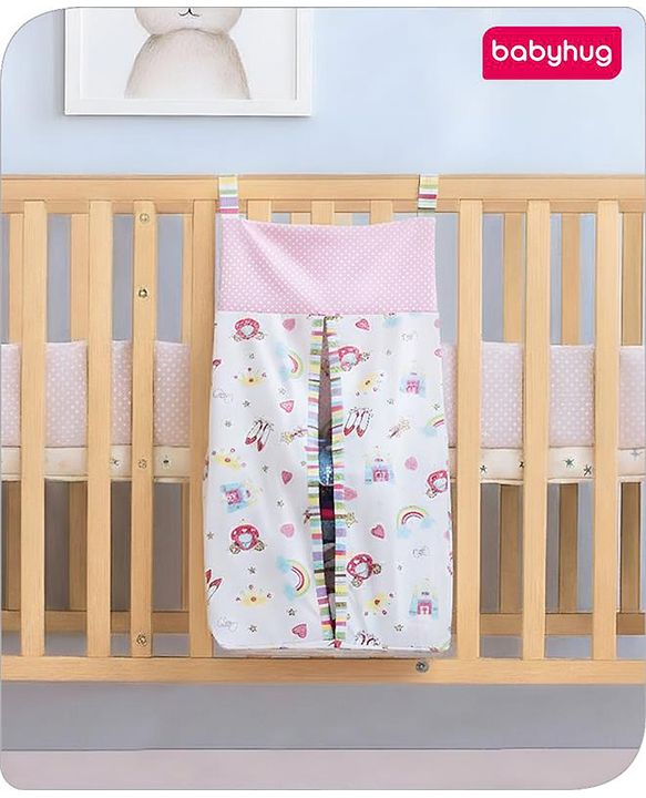 Babyhug Diaper Stacker Transport Print - Multicolor| Easy to Install| Smart Storage| Machine Washable| Easy Access