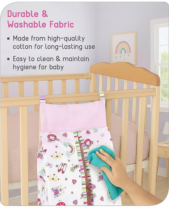 Babyhug Diaper Stacker Transport Print - Multicolor| Easy to Install| Smart Storage| Machine Washable| Easy Access