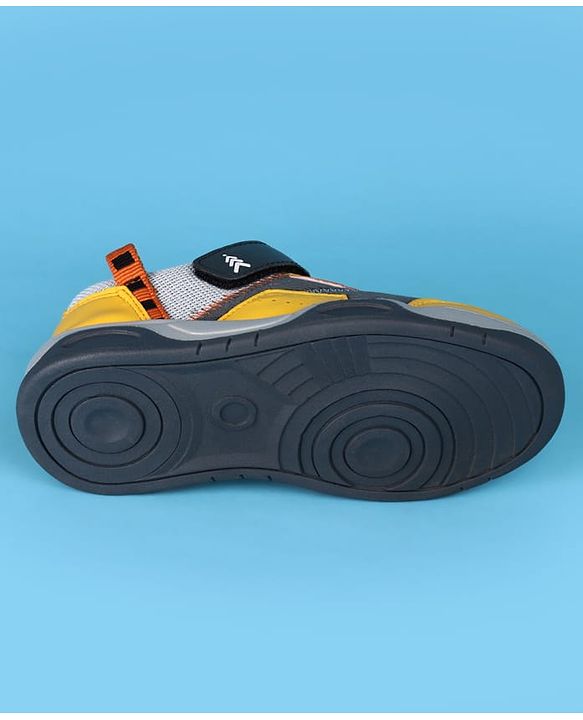 Pine Kids Casual Shoes with Velcro Closure - Yellow