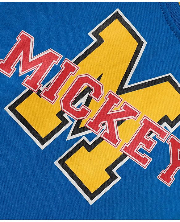 Babyhug Disney Single Jersey Knit Half Sleeves T-Shirt with Front & Back Mickey & Friends Graphics - Blue