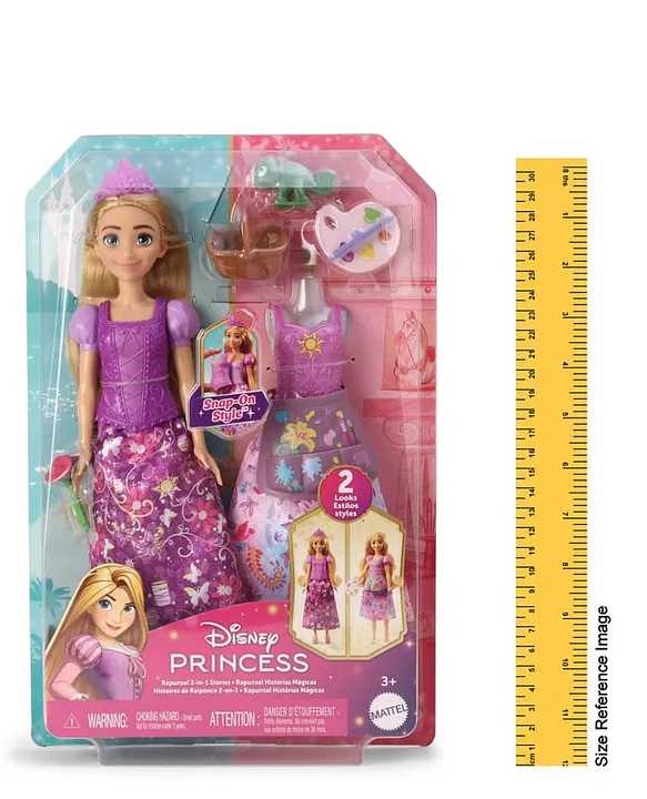 disney princess snap on dresses Disney Princess Fashion Storytelling Doll Rapunzel