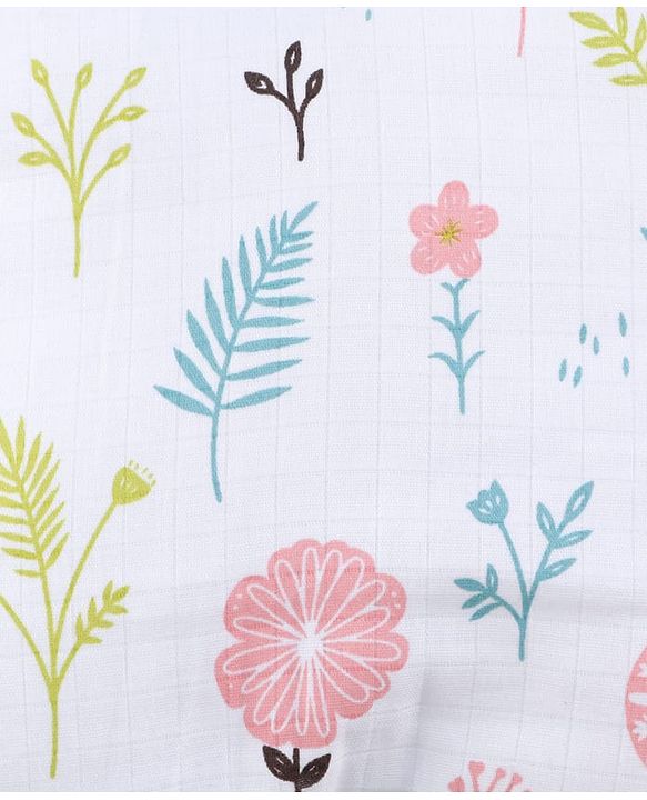 Babyhug Premium Muslin Sleeping Bag Bear Print - Multicolor| Easy Zipper Closure| New Born Gifting| Boys & Girls| Warm and Cozy| Travel Friendly