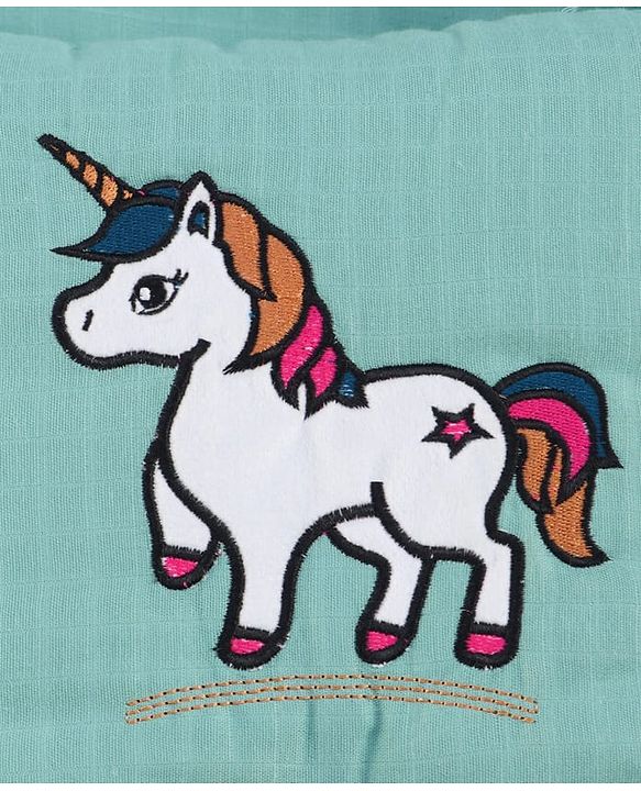 Babyhug Premium Muslin Sleeping Bag Bear Print - Multicolor| Easy Zipper Closure| New Born Gifting| Boys & Girls| Warm and Cozy| Travel Friendly