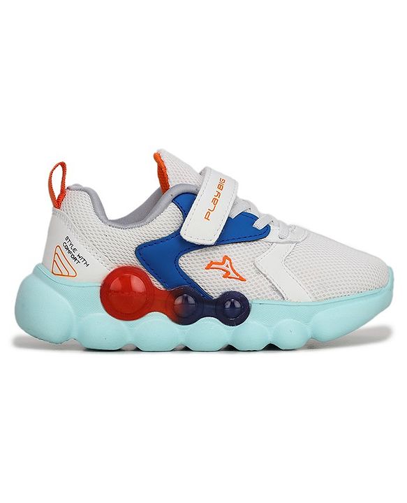 Buy ABROS Colour Blocked & Play Big Text Designed Shoes With