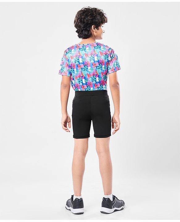 Pine Active Premium Knit Ultra Comfort Super Stretch Aero Soft Solid Cycling Shorts - Navy Blue