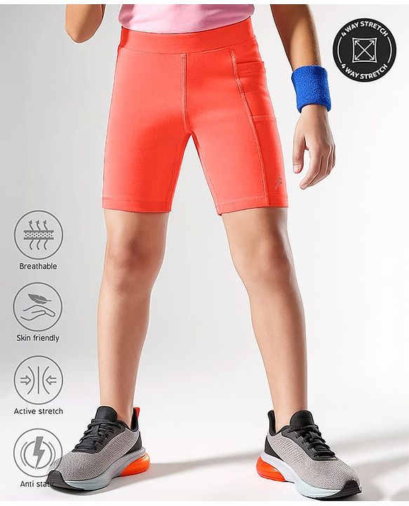 Pine Active Premium Knit Ultra Comfort Super Stretch Aero Soft Solid Cycling Shorts - Navy Blue