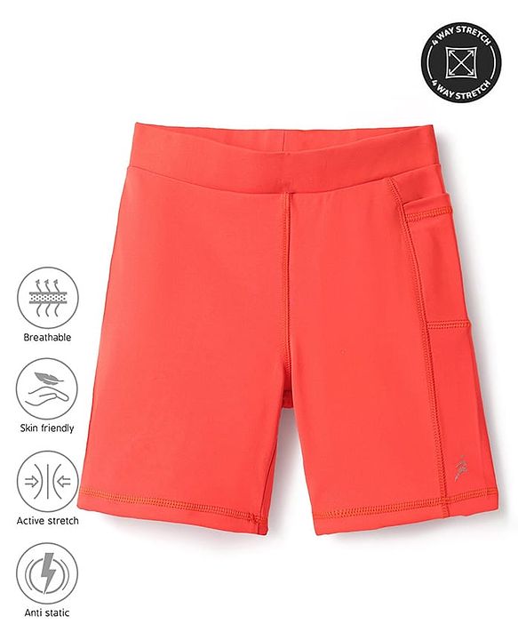 Pine Active Premium Knit Ultra Comfort Super Stretch Aero Soft Solid Cycling Shorts - Navy Blue