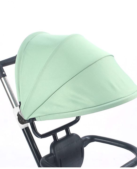 Babyhug 7 in 1 Baby Cycle Tricycle with Adjustable Parent Handle - Aqua Blue