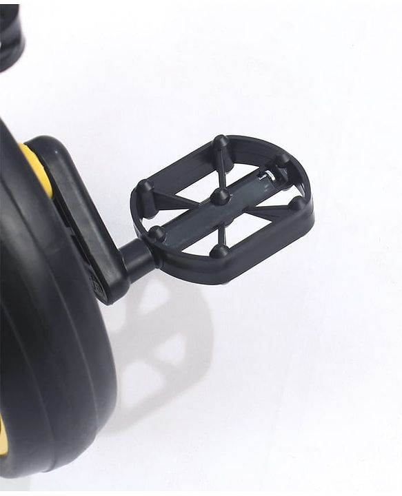 Babyhug 7 in 1 Baby Cycle Tricycle with Adjustable Parent Handle - Yellow