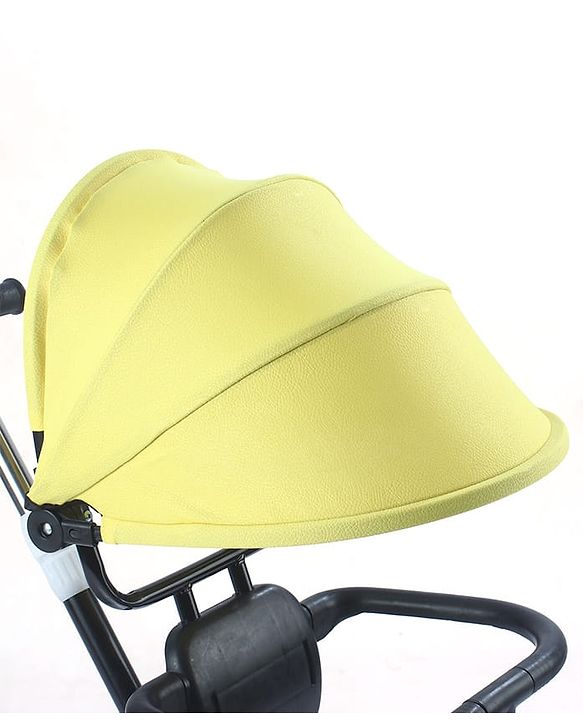 Babyhug 7 in 1 Baby Cycle Tricycle with Adjustable Parent Handle - Yellow