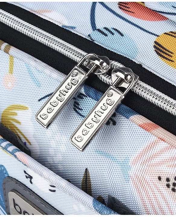 Babyhug Mini Travel Diaper Sling Bag Unicorn Theme- Blue