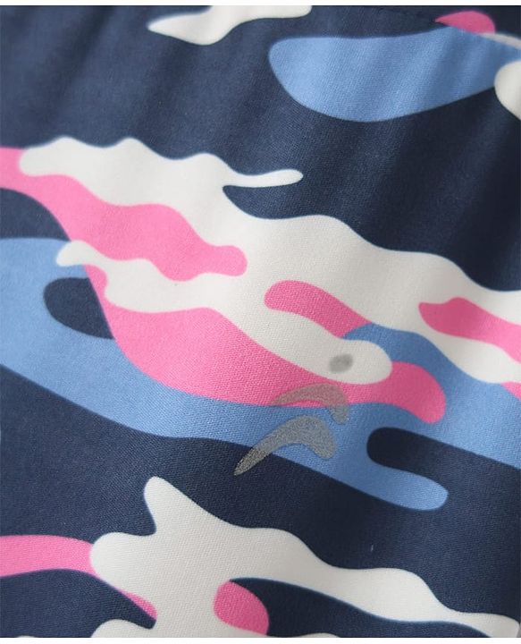 Pine Active Knit  Full Length Super Stretch Leggings with Camouflage Print - Pink
