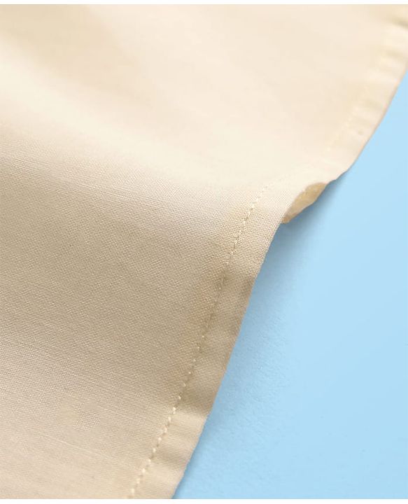 Babyhug Cambric Full Sleeves Solid Kurta Dhoti Set with Embroidered Jacket - Offwhite