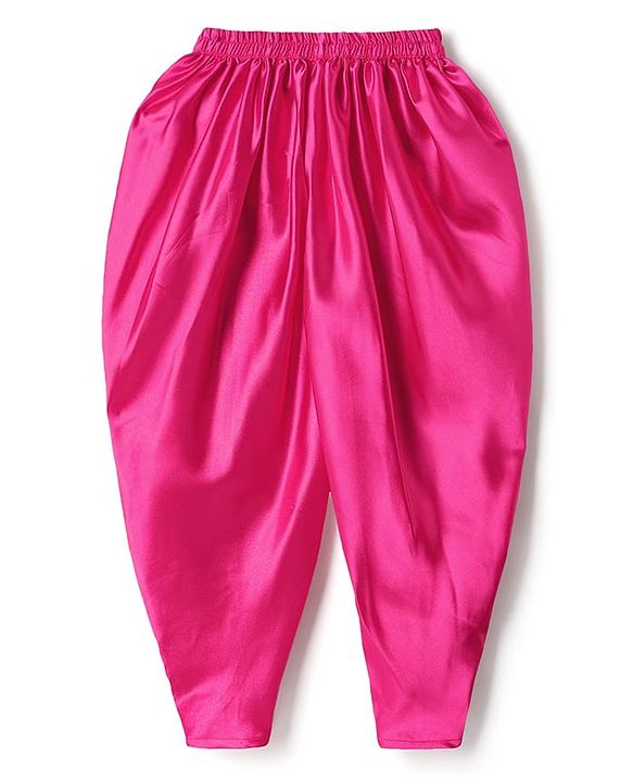 Babyhug Woven Sleeveless Indo Western Set With Floral Print - Pink