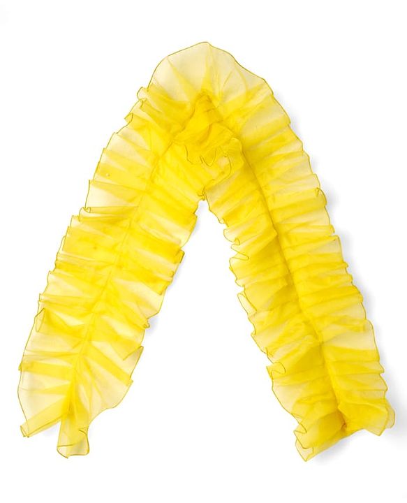 Babyhug Woven Flutter Sleeves Indo Western Set With Floral Print & Dupatta - Yellow