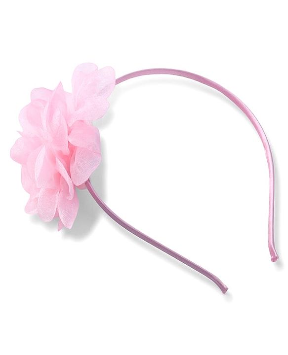 Babyhug Free size Floral Applique HairBand -  Pink