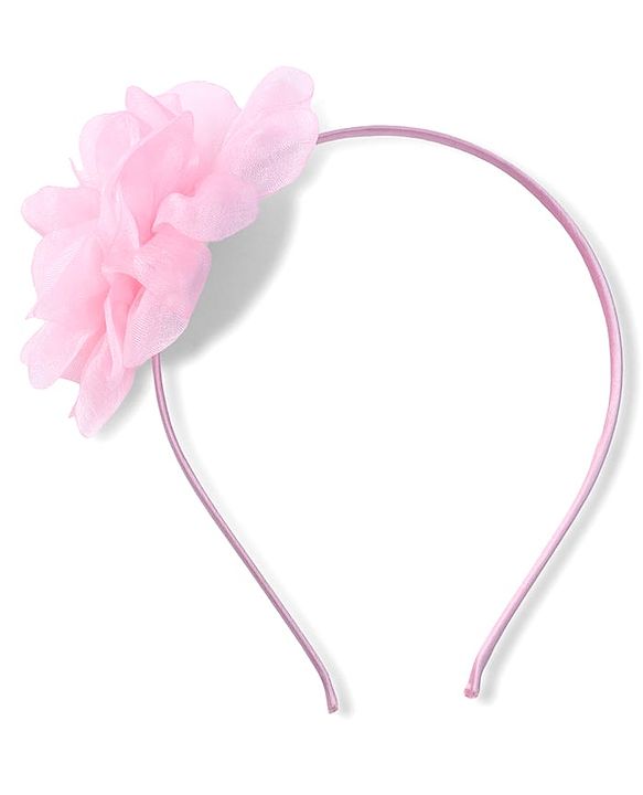 Babyhug Free size Floral Applique HairBand -  Pink