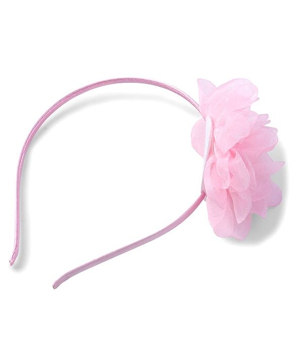 Babyhug Free size Floral Applique HairBand -  Pink