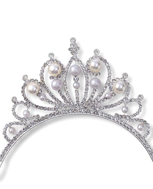 Babyhug Silver Plated Hairband Tiara - Silver