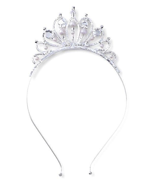Babyhug Silver Plated Hairband Tiara - Silver