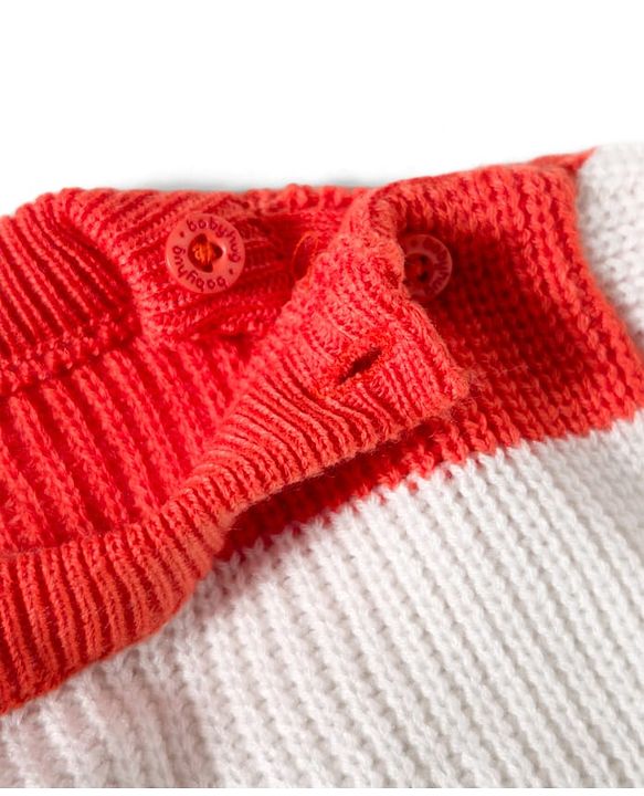 Babyhug Knit Full Sleeves Striped Sweater Set with Stripes - Multicolor