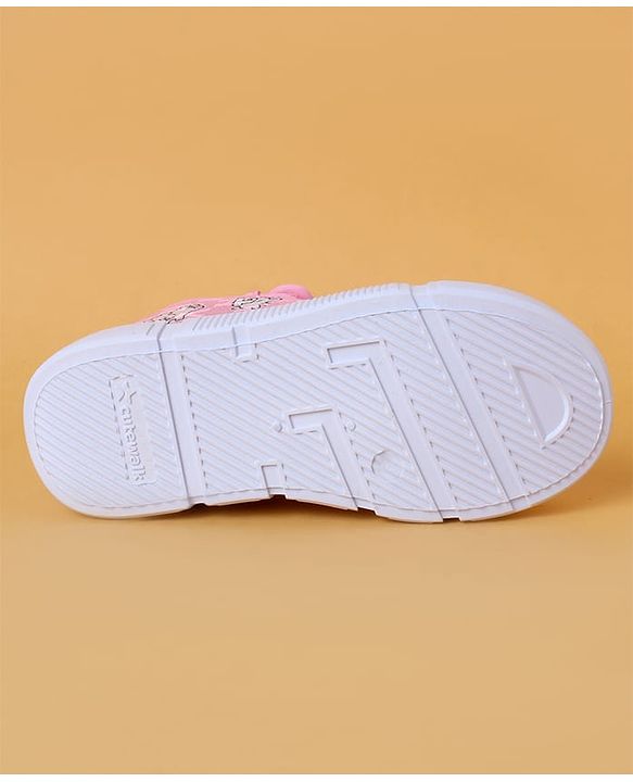 Cute Walk by Babyhug Casual Shoes With Velcro Closure & Animal Print - Purple