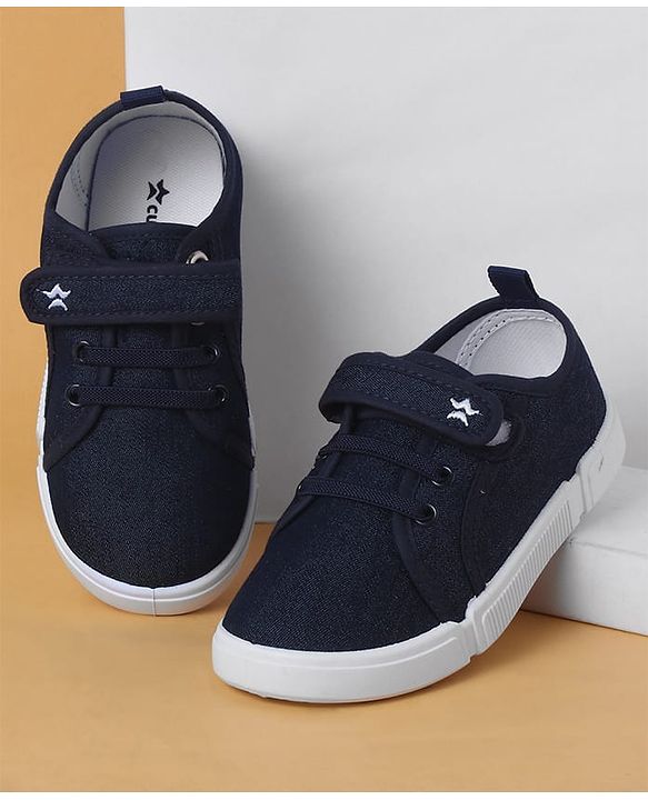 Cute Walk by Babyhug Casual Shoes With Velcro Closure - Navy Blue