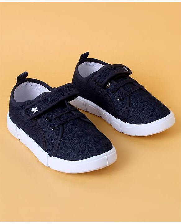 Cute Walk by Babyhug Casual Shoes With Velcro Closure - Navy Blue