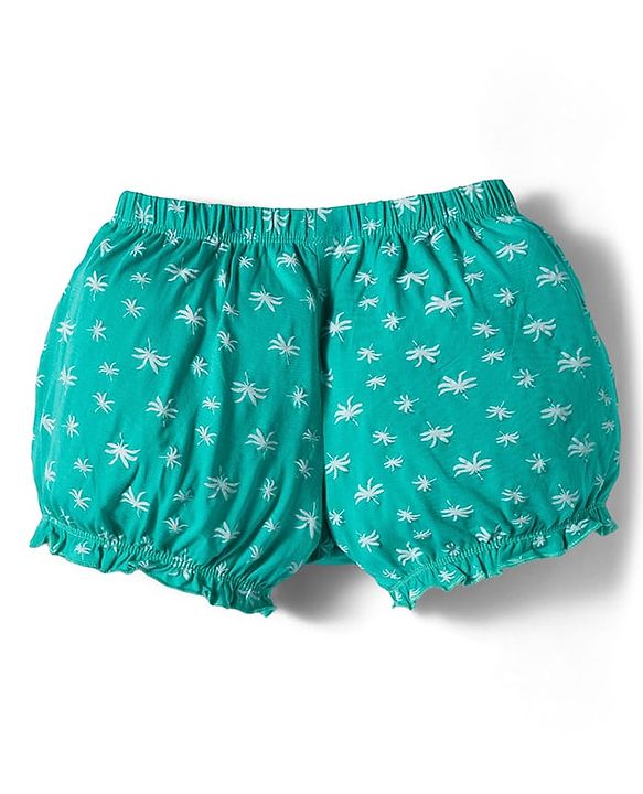 Pine Kids Cotton Elastane Knit Bloomers with Floral Print Pack of 3 (Color May Vary)