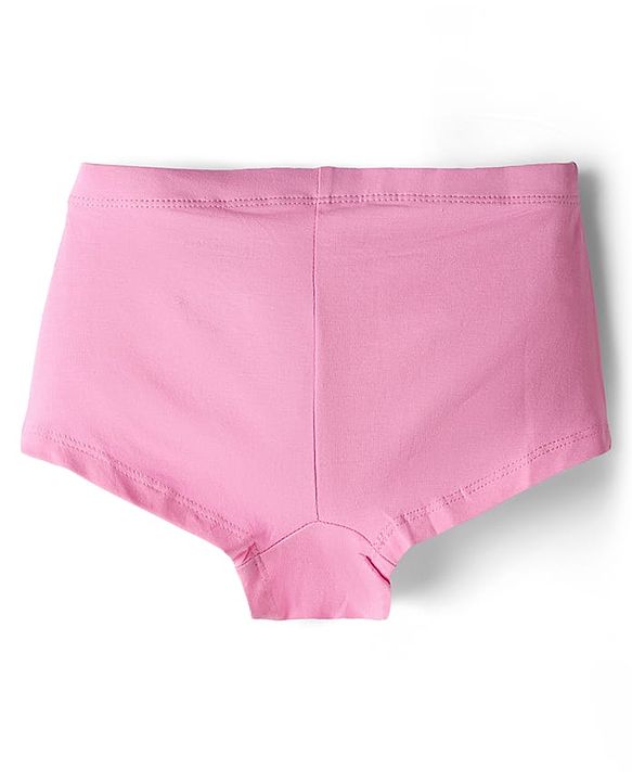 Pine Kids Cotton Elastane Knit Panties with Floral Print Pack of 3 (Colour May Vary)