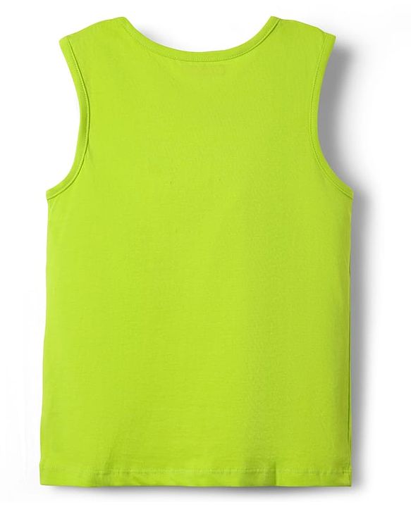 Pine Kids Single Jersey Knit Half Sleeves Shirt & Shorts Co-Ord Set With Inner Tee & Leaf Print - Green